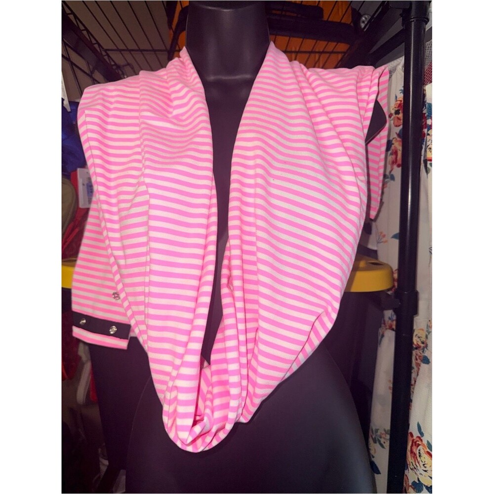 lululemon athletica Pink & White Striped Top
